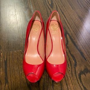 Red Patent Leather pumps